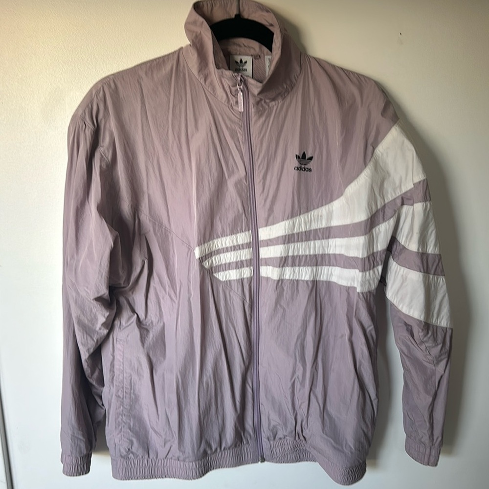 Adidas Women's Atlanta Cutline Loose Nylon Windbreaker Jacket